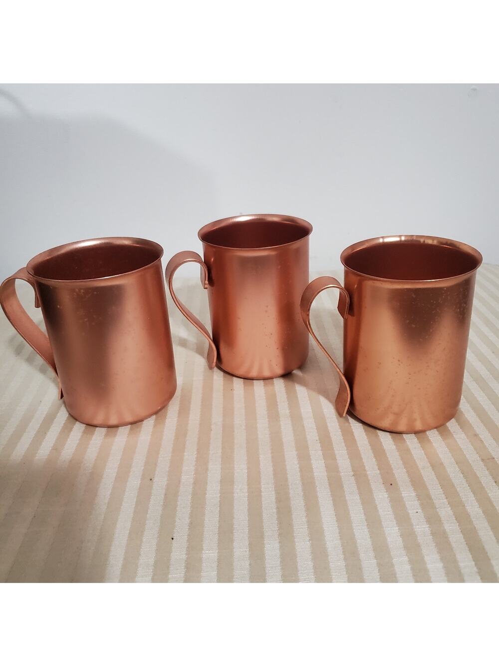 Color Craft Copper Cups Set of 3